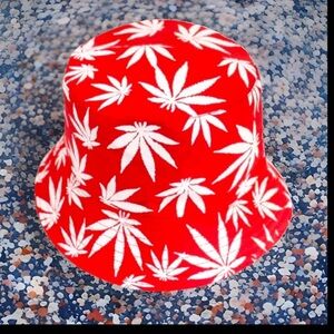 Mary J Red Bucket Fisherman‘s Hat 💯 Cotton